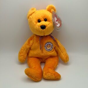 3/$30 | TY Beanie Baby | Celebrations the Orange Plush Teddy Bear